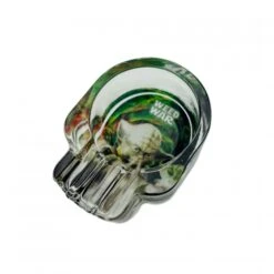 Weed War Thick Glass Skull Shaped Ashtray -Glass Smoke Store Srg412 4