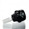 Stone Age Black Skull Glass Cone Piece 14mm -Glass Smoke Store T1046S 14mm Stone Age black skull glass cone piece