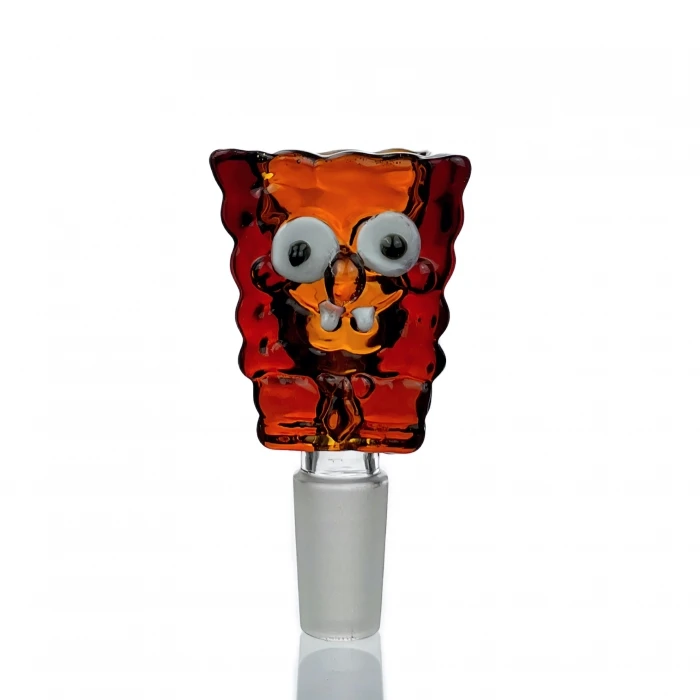 Stone Age Sponge Bob Glass Cone Piece 14mm 3 Stone Age Sponge Bob Glass Cone Piece 14mm