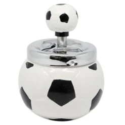 Soccer Ball Ceramic Spinning Ashtray