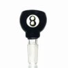 Stone Age Black 8 Ball Cone Piece 14mm -Glass Smoke Store TT1061S stone age black eight ball cone piece 14mm