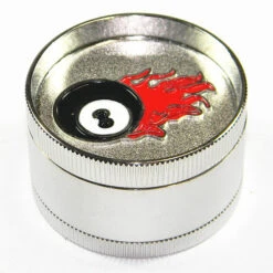 Metal Grinder With Picture 3 Pieces -Glass Smoke Store TT737 grinder fire