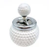 Golf Ball Ceramic Spinning Ashtray -Glass Smoke Store Tash111 clay ashtray golf ball1