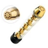 7Pipe Twist Glass Blunt Gold -Glass Smoke Store V7P 7 pipe twisty glass hitech1