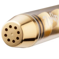 7Pipe Twist Glass Blunt Gold -Glass Smoke Store V7P 7pipe twisty glass blunt detail