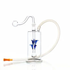 Glass Water Pipe With Decoration 12cm -Glass Smoke Store W4712 water pipe 12cm 6
