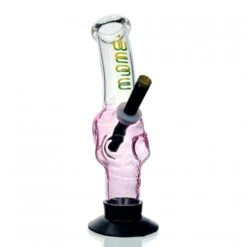 WEGE Skull Gripper Glass Bong Pink 28cm