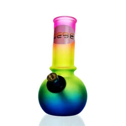 WEGE Rainbow Large Bubble Bonza 15cm -Glass Smoke Store WG15B64 rainbow big bubble bong2