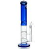 WEGE 3Layer Percolator Ice Catcher Vertical Full Glass Bong Blue 35cm -Glass Smoke Store WG35W216B 3layer percolator ice catcher vertical full glass bong blue