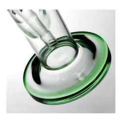 Agung Ice Slider Full Glass Bong Green 33cm -Glass Smoke Store a7104 ice slider glass bong 34cm green3