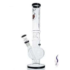 Agung Ice Slider Bubble Full Glass Bong Black 33cm