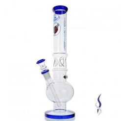 Agung Ice Slider Bubble Full Glass Bong Blue 33cm