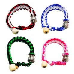 Colorful Design Bracelet Comfortable Hand Metal Pipe 260mm 7 Colorful Design Bracelet Comfortable Hand Metal Pipe 260mm -Glass Smoke Store bracelet pipe 4colors