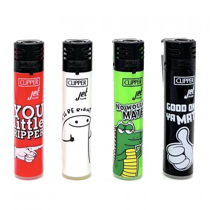 CLIPPER Refillable Gas Lighter Jet Aussie Quotes 3 CLIPPER Refillable Gas Lighter Jet Aussie Quotes
