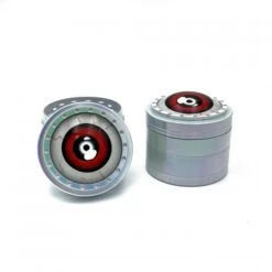 Fancy Eyeball Zinc Alloy 4 Layer Grinder 50mm Red