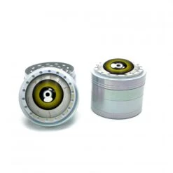Fancy Eyeball Zinc Alloy 4 Layer Grinder 50mm Yellow