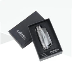 Jobon GLA15 Gift Jet Lighter Triple Flame Gold -Glass Smoke Store gla15A jobon gift jet lighter triple flame gun grey box 3