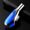 Jobon Vertical Egg Shape Jet Lighter Gift Box Blue