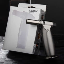 Jobon GLA22 Multi Purpose Professional Jet Burner Torch Lighter Gold -Glass Smoke Store gla22 jobon large metal standing jet torch lighter box 3
