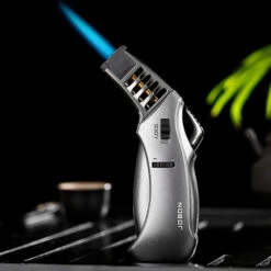Jobon GLA28 Strong Flame Jet Lighter Blue -Glass Smoke Store gla28 jobon strong flame jet lighter flame 1