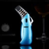 Jobon GLA28 Strong Flame Jet Lighter Blue 1 Jobon GLA28 Strong Flame Jet Lighter Blue -Glass Smoke Store gla28A jobon strong flame jet lighter blue