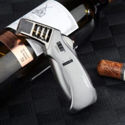 Jobon GLA28 Strong Flame Jet Lighter Gun Grey -Glass Smoke Store gla28C jobon strong flame jet lighter gun grey2