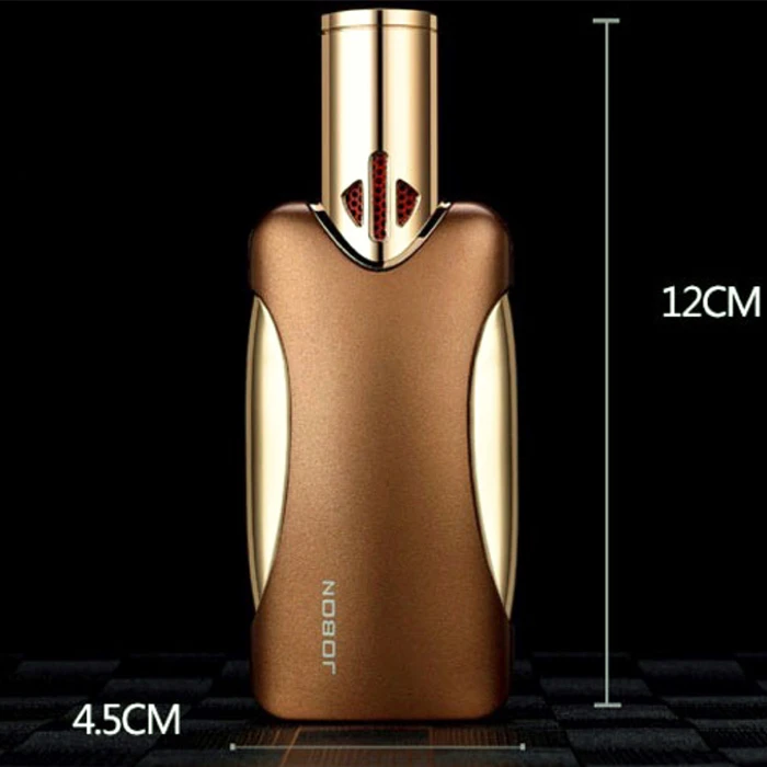 Jobon Quadruple Flame Large Gift Jet Lighter Gold 3 Jobon Quadruple Flame Large Gift Jet Lighter Gold