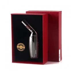 Jobon GLA40 Adjustable Nozzle Gift Jet Torch Lighter Gun Grey -Glass Smoke Store gla40 2 1