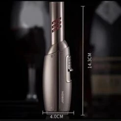 Jobon GLA40 Adjustable Nozzle Gift Jet Torch Lighter Yellow -Glass Smoke Store gla40 5