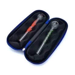 Four Pack Large Glass Pipe Pouch Case With Zip Lock -Glass Smoke Store glass pipe case pouch large size 3