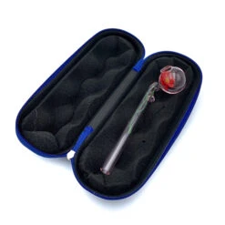 Four Pack Large Glass Pipe Pouch Case With Zip Lock -Glass Smoke Store glass pipe case pouch large size 4