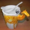 Hand Paint 3D Coffee Tea Mug Camel With Lid Spoon Clearance -Glass Smoke Store handpaint 3d camel mug cup1