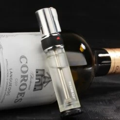 Jobon Butane Flint Single Jet Flame Lighter Transparent Clear