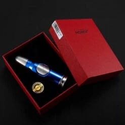 Jobon Bullet Shaped Cigar Jet Lighter Blue -Glass Smoke Store jobonlighter3