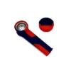 Karmas Silicone Hand Smoking Pipe Blue Red