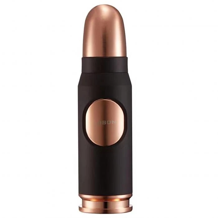 Jobon Bullet Shaped Cigar Jet Lighter Black Gold 3 Jobon Bullet Shaped Cigar Jet Lighter Black Gold