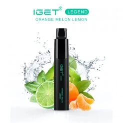IGET Legend Orange Melon Lemon 4000 PUFFS 0mg Nicotine