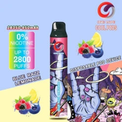 One Vape Disposable Cool Pods Vaper 2800 Puffs Blue Razz Lemonade