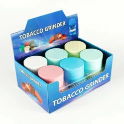 Noctilucent Laser Cut Zinc Grinder Glow In Dark 50mm White -Glass Smoke Store ozg5040 Noctilucent 4piece metal grinder glow in dark 5colours box