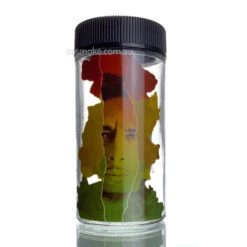 Screw On Top Lid Glass Jar 220ml Bob Marley