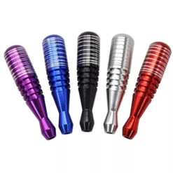 Aluminum Smokeless Dry Pipe 8cm Purple -Glass Smoke Store ozp1202 Alluminum smokeless dry pipe 5colours 3