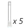 5 Pieces OZS Glass Stem 14cm -Glass Smoke Store ozst02 ozs glass stem 17mm 19mm 12.5cm 5pack