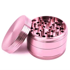 Light Pink Four Layer Aluminum Alloy Herb Spice Grinder