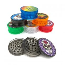 Acrylic Plastic Three Pieces Grinder Random Colour