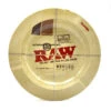 RAW ROUND METAL Magnetic SMALL ASH TRAY 14cm -Glass Smoke Store raw round tray 1