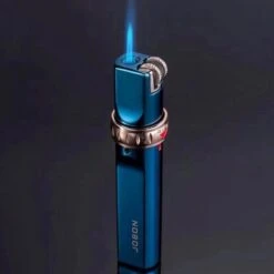JOBON Flint Slim Jet Lighter Blue -Glass Smoke Store rlig45b1