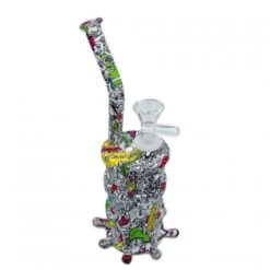 Full Picture Printed Silicone Bong 22cm -Glass Smoke Store slicongbong2