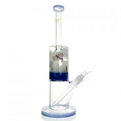 WEGE Aquatic Seashell Full Glass Bong 33cm Lavender