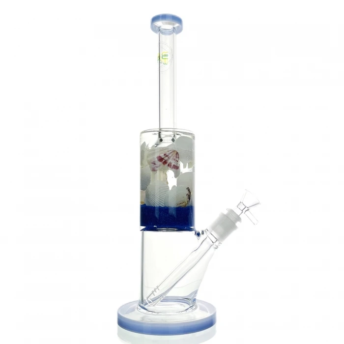 WEGE Aquatic Seashell Full Glass Bong 33cm Lavender 3 WEGE Aquatic Seashell Full Glass Bong 33cm Lavender