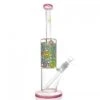 WEGE Candy Ring Full Glass Bong 33cm Pink 2 WEGE Candy Ring Full Glass Bong 33cm Pink -Glass Smoke Store wg133 pk 2